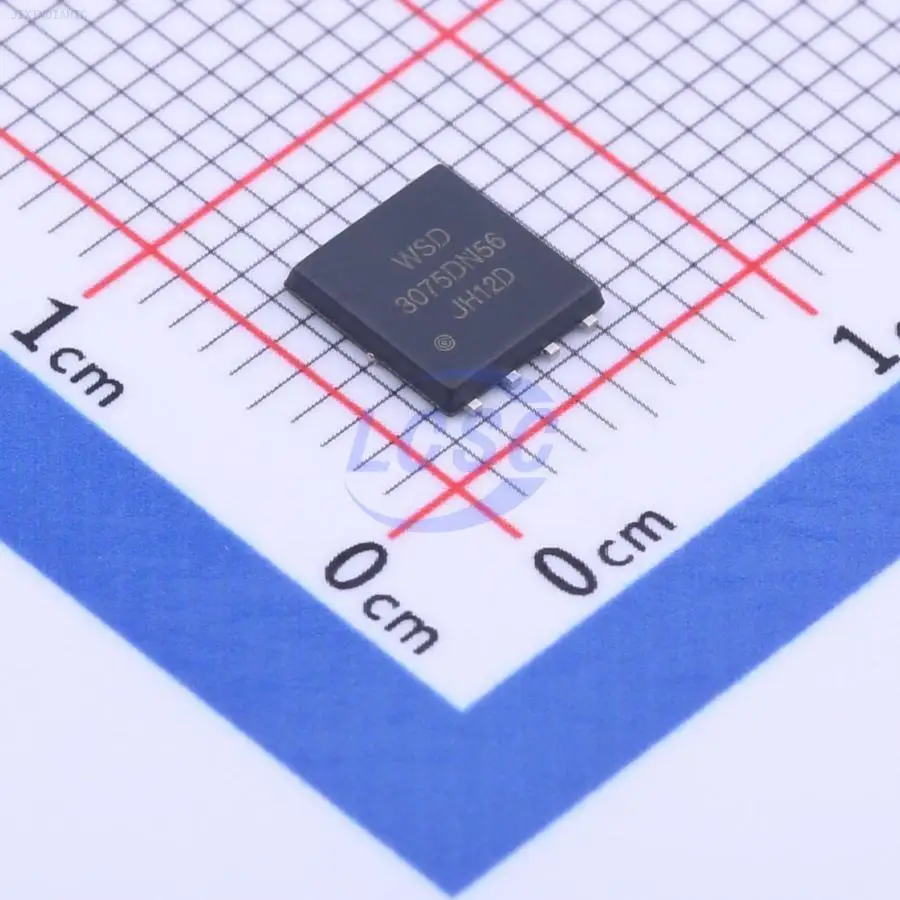 1PCS WSD3075DN56 30V 75A 6.5mÎ©@10V,30A 46W 1.2V DFN-8-EP(5.8x5.3) MOSFETs ROHS