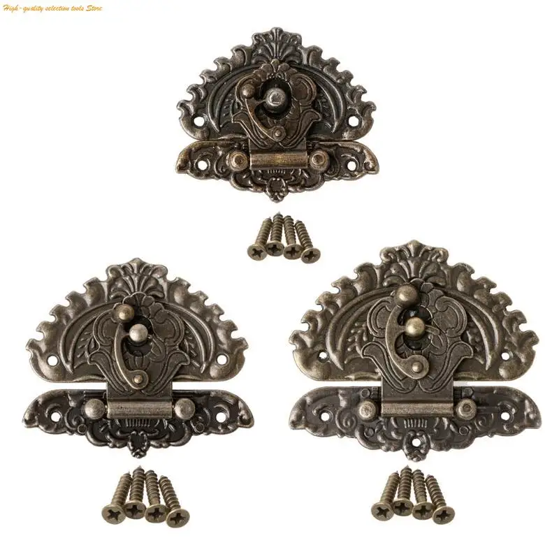 203f Vintage Retro Decorative Hasp Toggle Suitcase Lock Lock Lock для защелки