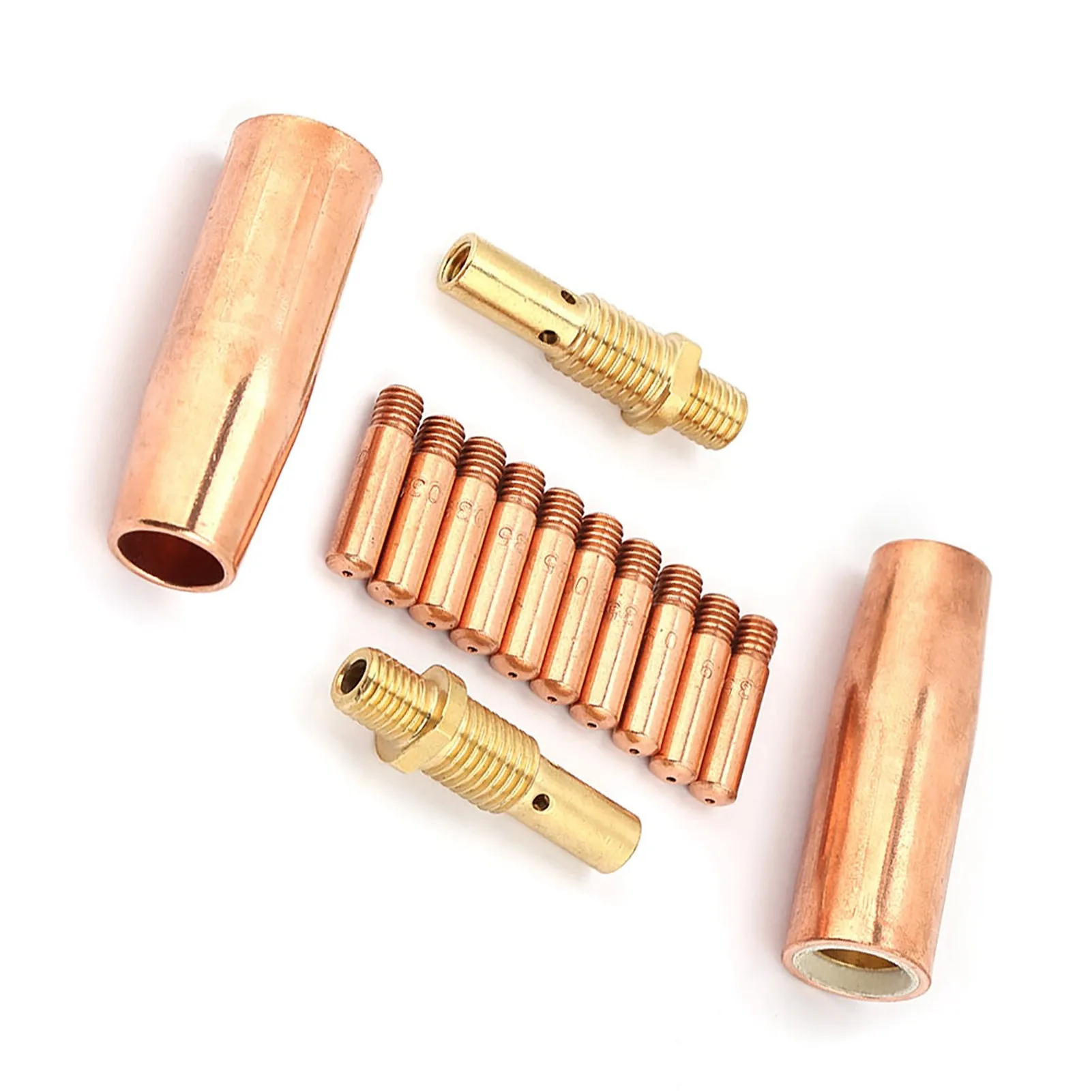 14 pcs/set Nozzle Diffuser Tip Kit for Tweco MIG Welding Gun