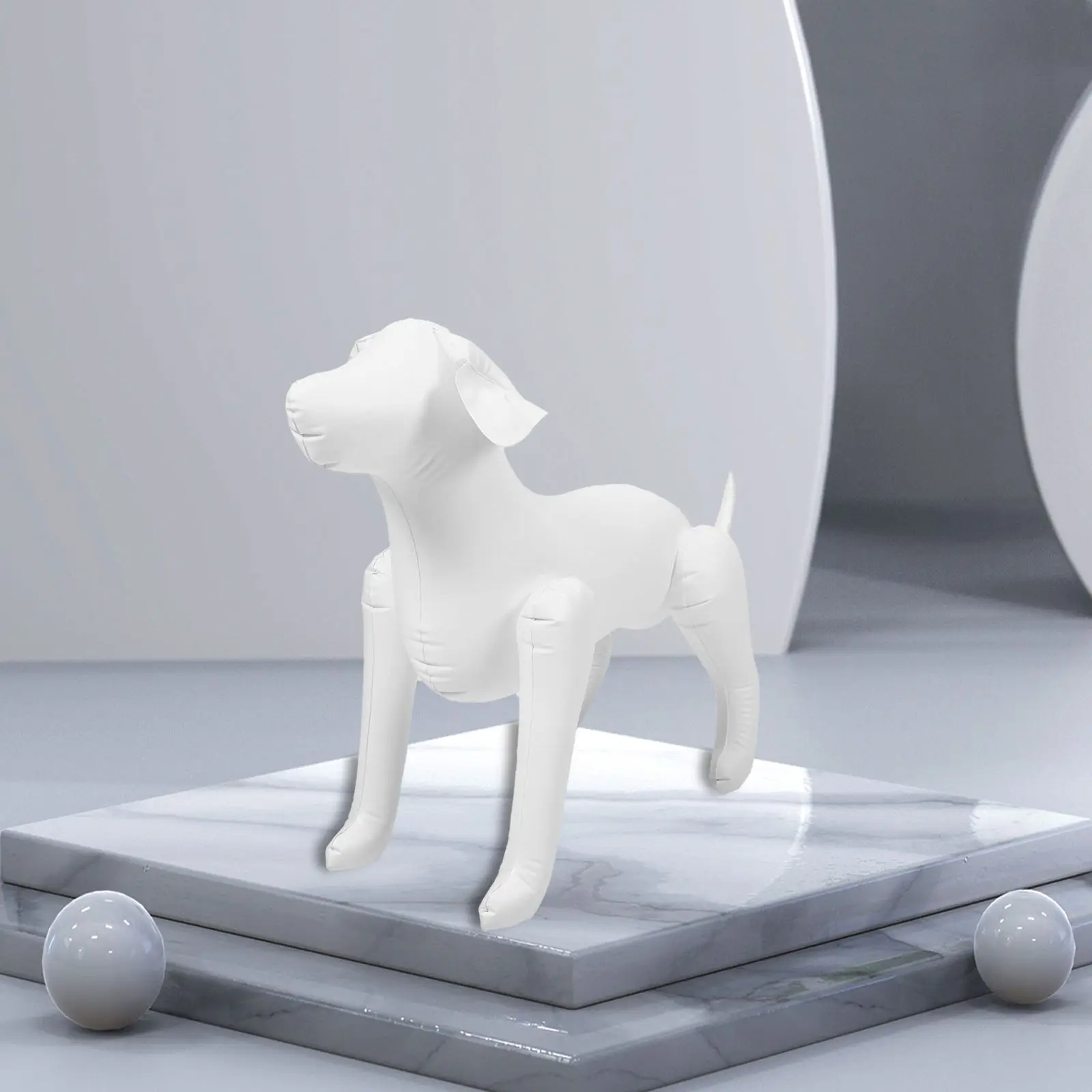 Inflatable Mannequin Dog Mannequin Standing Model Inflatable Dog Display Stand PVC Pet Animal Costumes Display Clothing Shop