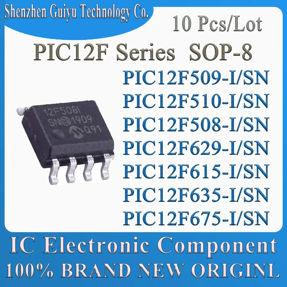 10Pcs/Lot Pic12F509…