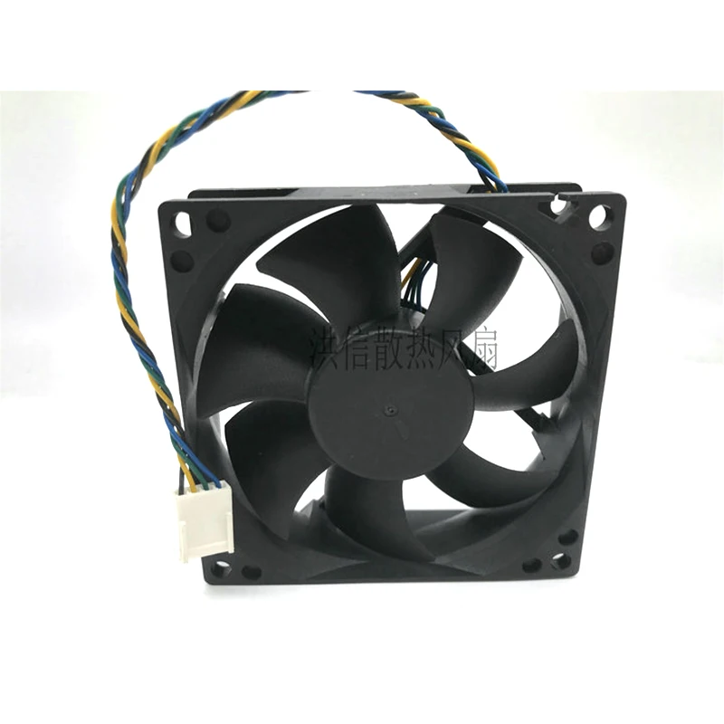 Original 8025 8cm DS08025B12U DC12V 0.70A 4-wire temperature controlled large air flow cooling fan