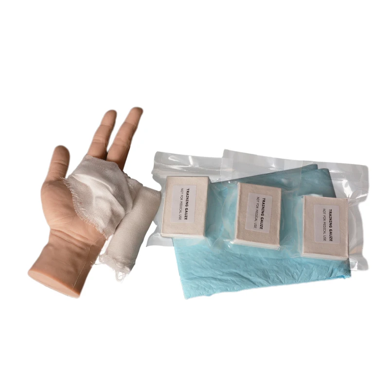 Wound Packing Hand Trainer, Wound Dressing Training Hand for Medical Education