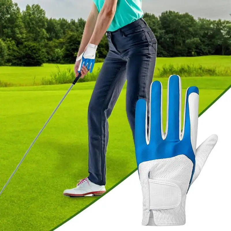 Golf Gloves Long-Lasting Golf Gloves Tour Companion Long-Lasting Performance Sweat-Free Comfort Adjustable Closure Mitten For