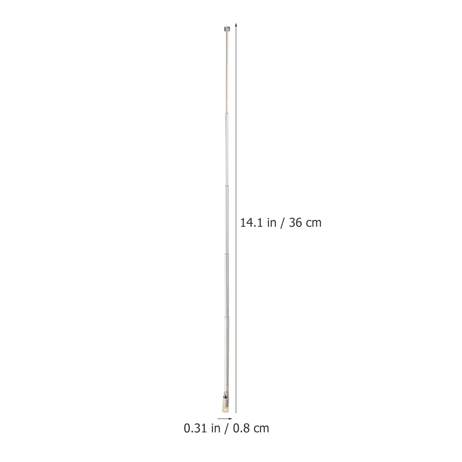 

2pcs Telescopic Radio Antenna Replacement For Home Remote Control Signal Antenna Rugged Exterior Mount For