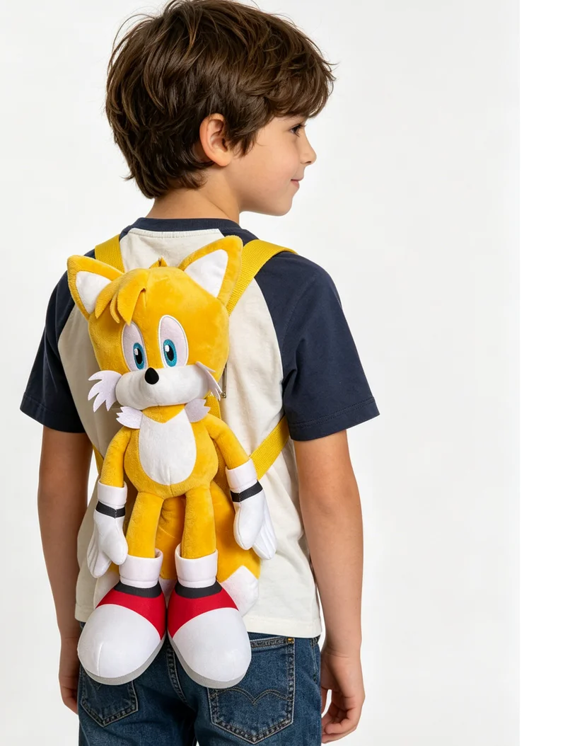 Klassischer Spielcharakter Black Shadow 50CM Plüsch-Rucksack Anime Silberpuppe Kinder-Kuscheltier Geburtstags- und Weihnachtsgeschenk