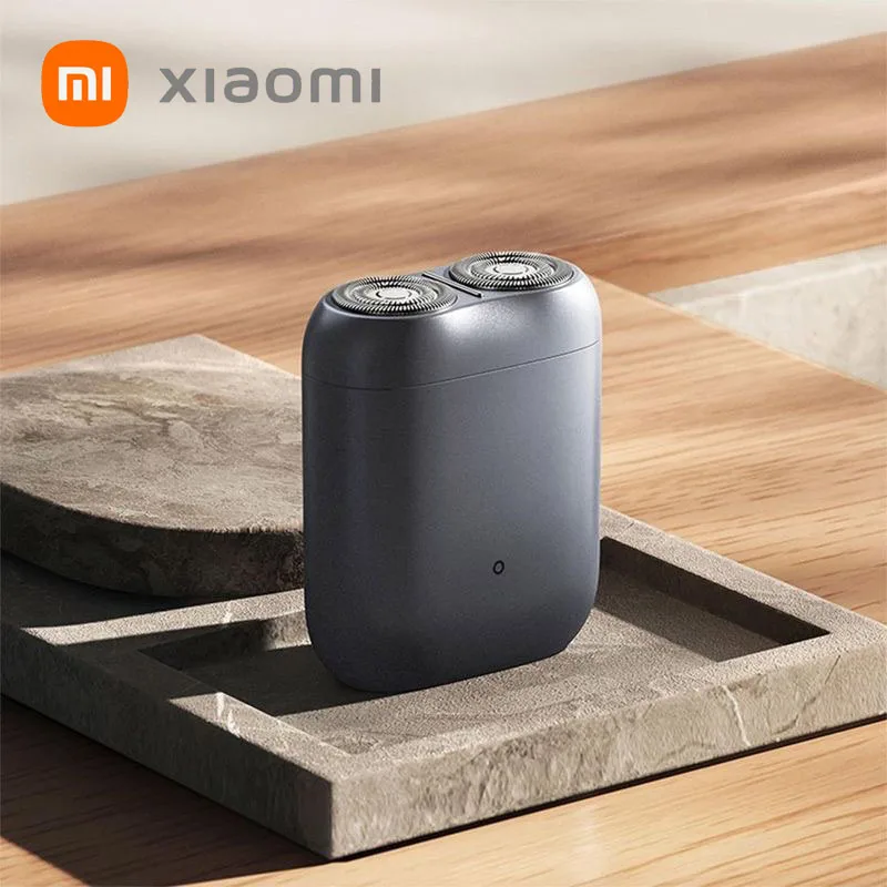 

Xiaomi Mijia Electric Shaver S200 Smart Induction Double Ring Curved Surface Detachable Magnetic Shaving Head IPX7 Waterproof