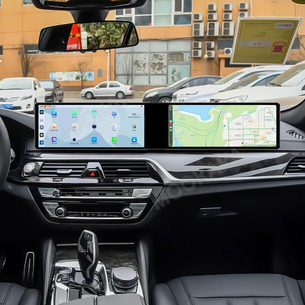 راديو سيارة Carplay مقاس 24.6 بوصة لسيارة BMW 5 Series G30/G38 2018-2020 أندرويد ستيريو تلقائي للوسائط المتعددة نظام تحديد المواقع نافي مسجل شرائط رئيس وحدة DSP #1