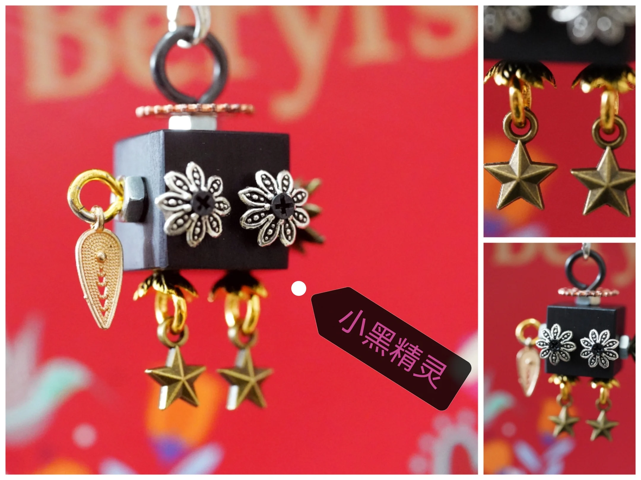 

No Dyed Logs, Lucky Transfer Dolls, Card Playing Gods Assist DIY Punk Robot Parent-child Activities