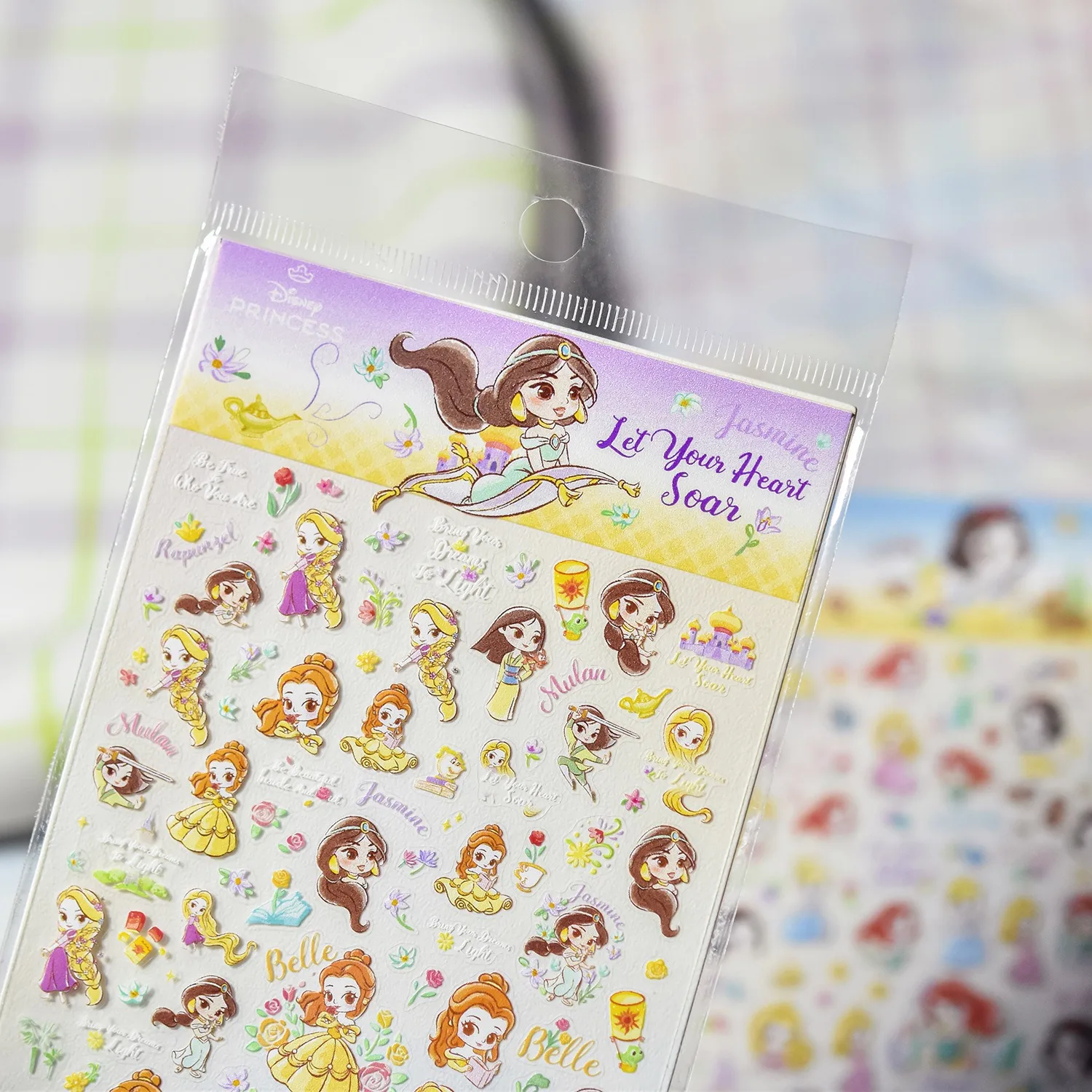 1 STKS 5D Zeemeermin Prinses Sneeuwwitje Animatie Reliëf Stickers Nail Art Accessoires Disney Cartoon Nail Art Decoratie Stickers