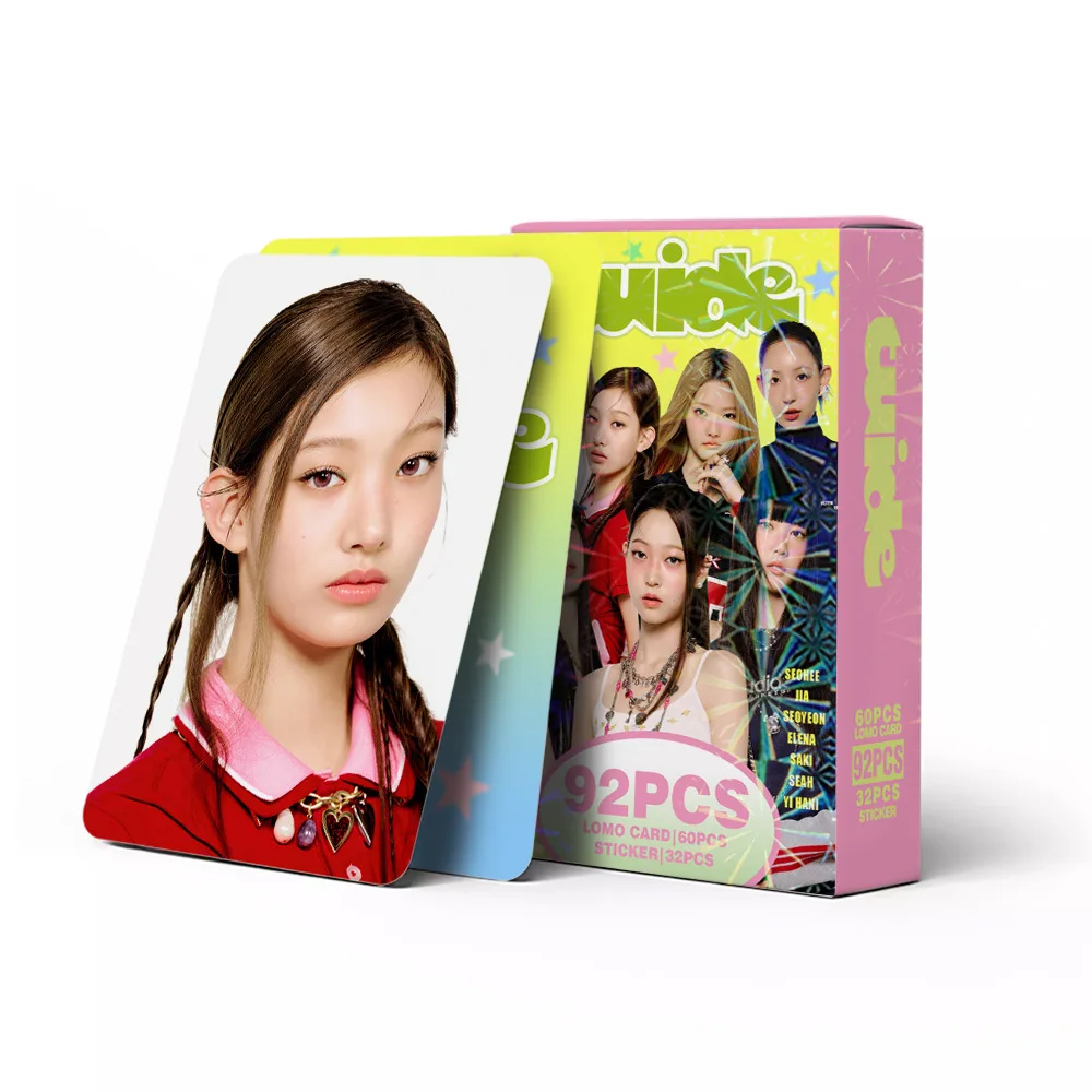 TUIDE New Idols TUNE&PLAY Альбом-концепт Фотокарточка Стикер СЕОХИ ДЖИА ЭЛЕНА Персональные ломо-карты Наклейка Коллекция к дню рождения для фанатов