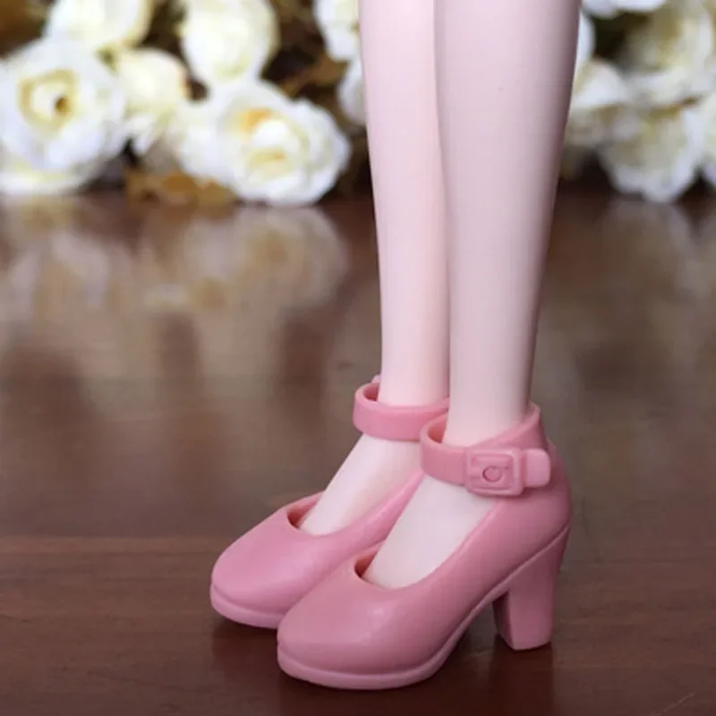 1 Pair di Alta-Tacco Scarpe Per Blythe Dolls 1/6 Scarpe di Moda Per Licca Bambola Mini Scarpe Per Momoko 1/6 accessori Bambola BJD