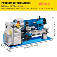 SIHAO 550W Mini Metal Lathe 7\