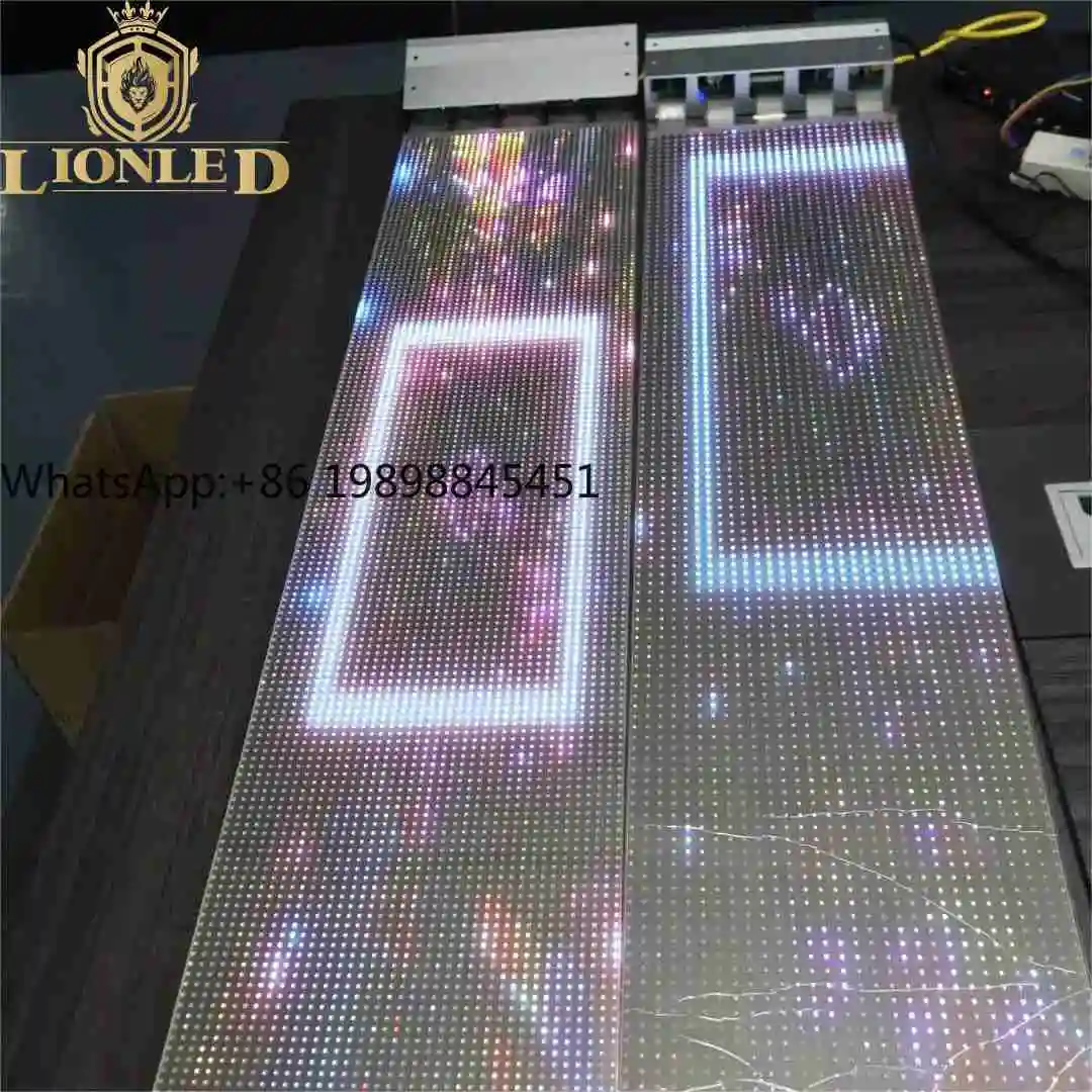 

High Quality High-Resolution P6 Indoor Flexible Transparent LED Display for Retail Store Elevator Wayfinding for Glass