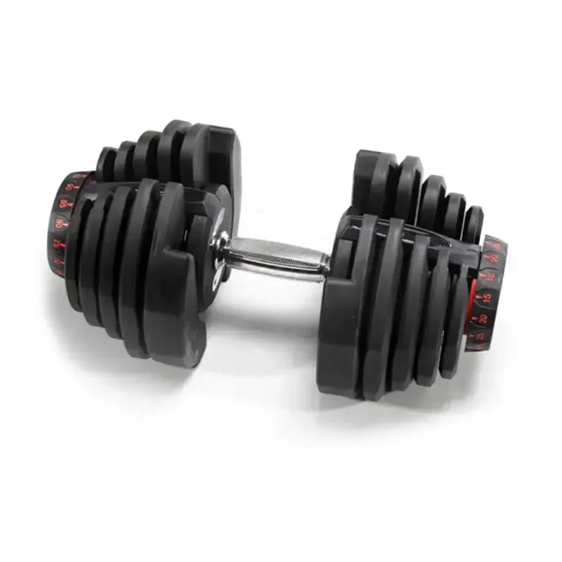 Weight 24kg Gym Dumbbells Adjustable Dumbells Gym Equipment Set