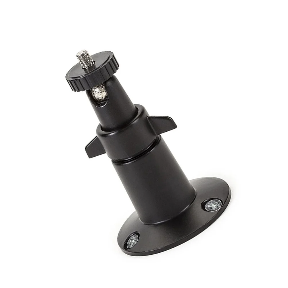 

2 Pcs Camera Mount Monitor Bracket Security Wall Cctv Aluminum Alloy Outdoor Black