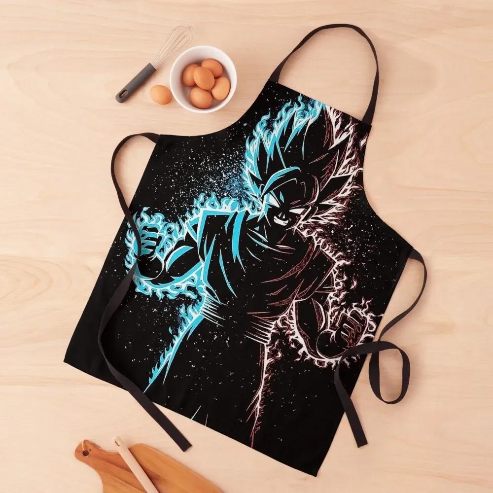 Anime Gym Motivational Apron Chef Uniform Women Kitchen Kawaii Accessories Apron