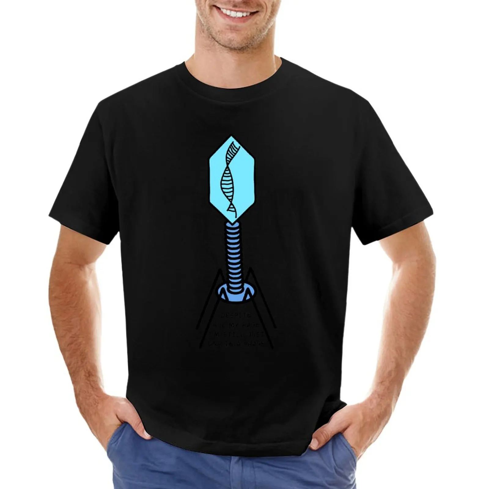 Bacteriophage with butterfly wings T-Shirt sublime graphic t shirt vintage mens graphic t-shirts pack