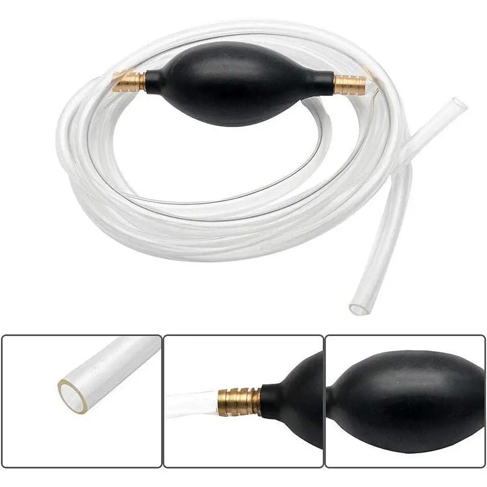 

Универсальный ручной топливный насос-помпа 2,1 м с медным клапаном для перекачки бензина и дизельного топлива в автомобилях, лодках и на морских судах