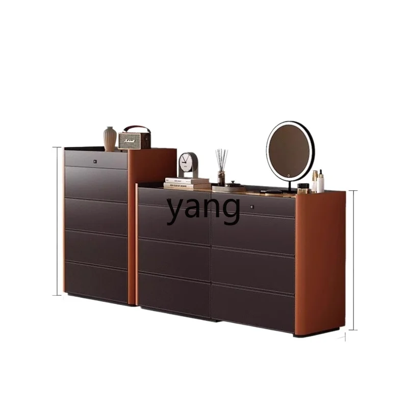 

LMM light luxury dresser chest integrated bedroom end of bed jewelry cabinet with lock cloakroom