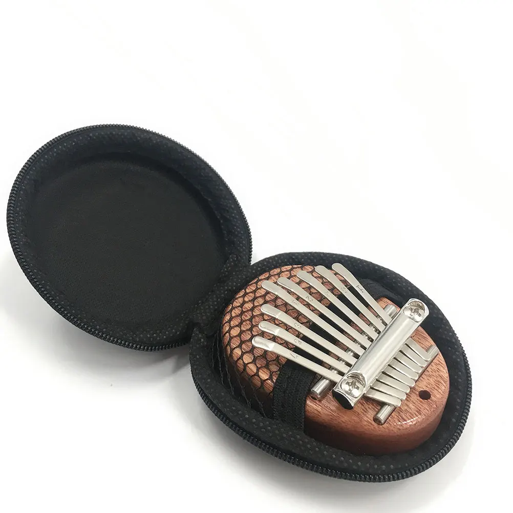 

1pc Simple Thumb Piano Storage Bag Eva Inner Layer Portable Kalimba Case For Travel Resistant Pouch For 8-Tone Thumb