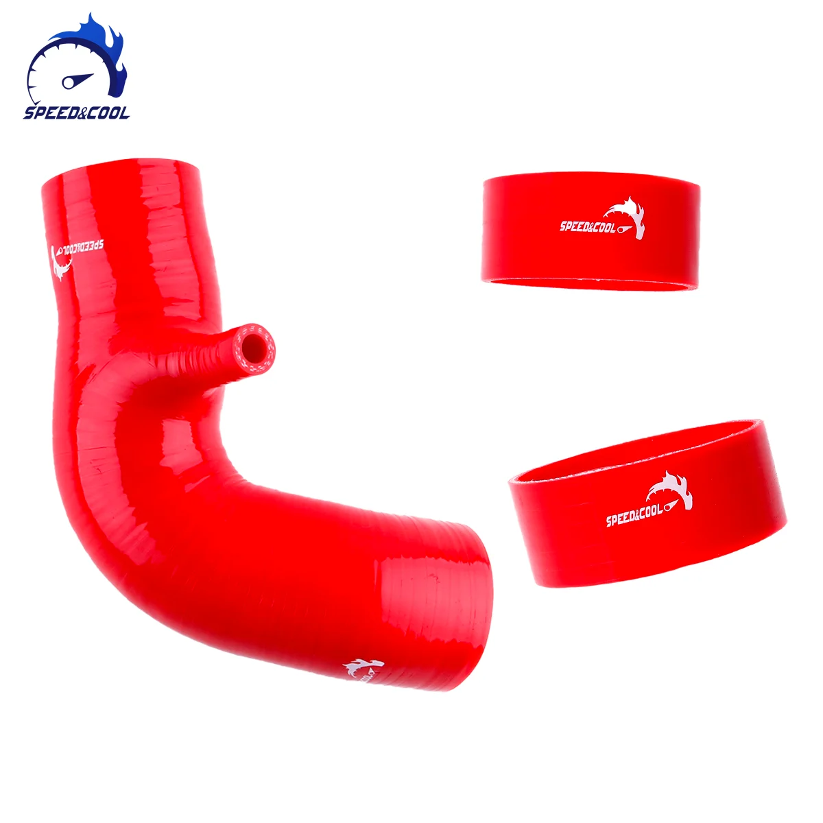 SPEED&COOL Fit 2006-2006 Mini Cooper S R53 1.6 Siliocne Intake Intercooler Snoot Boots Hose Kit