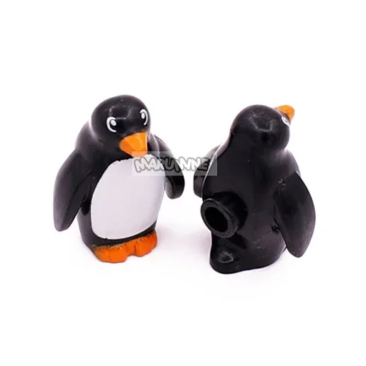 Marumine 15PCS Penguin Animal Figure Brick Part 26076 Compatible Ocean Sea Building Block Friend Construction Accessories