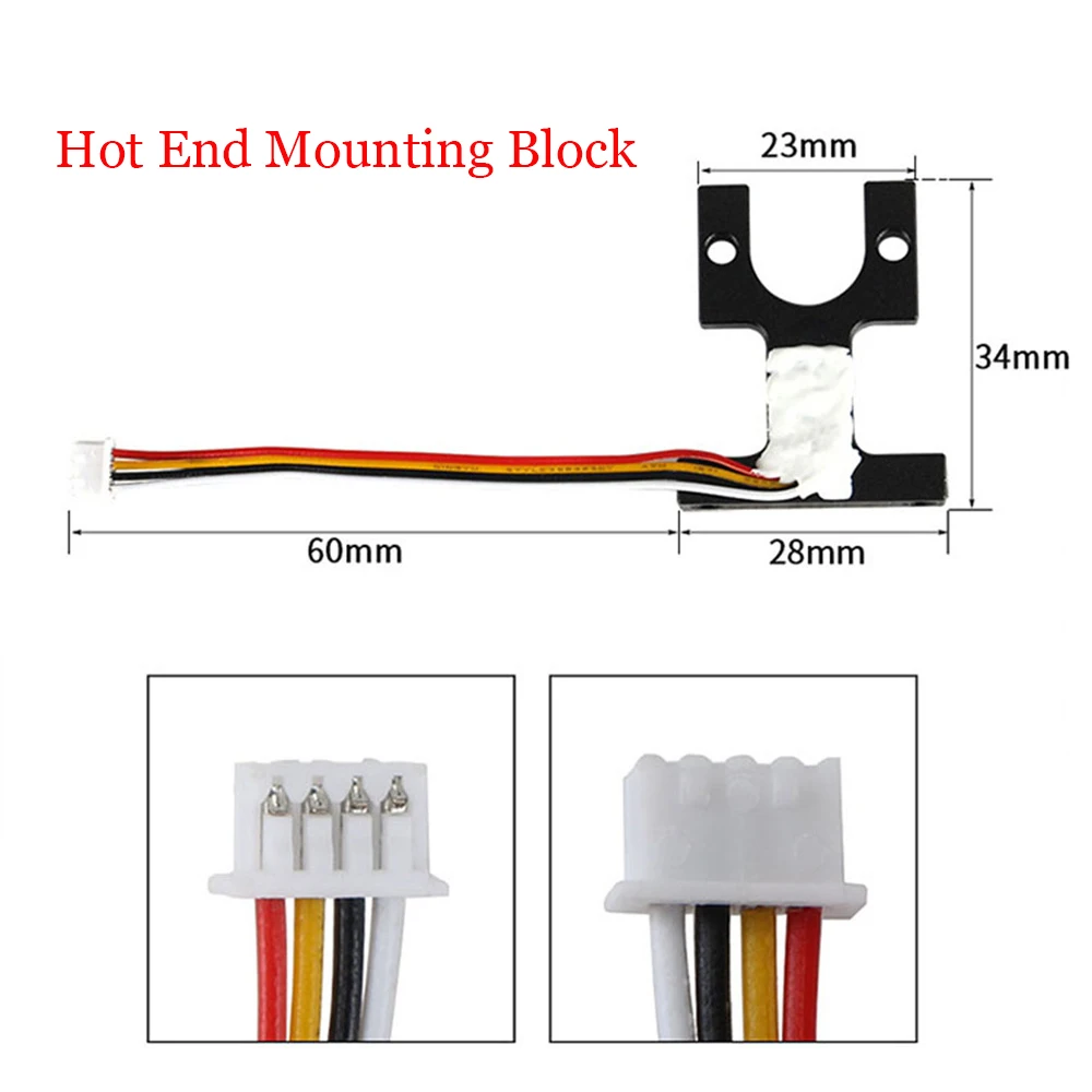 

Anycubic Vyper Extruder Hot End Mounting Block Automatic Leveling Sensor 3D Printer Accessories