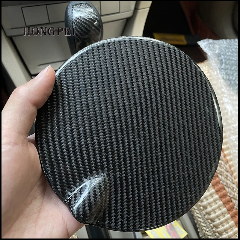 Car Accessories For Ford Focus MK2 2005-2011 Carbon Fiber Fuel Tank Cap Cover Trim Lid Oil Box Decoration Auto Styling