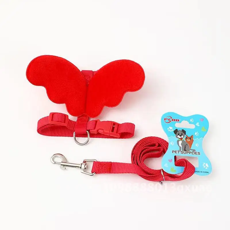 

Pet Angel Love Dog Traction Rope with Chest Strap Nylon Material in Multiple Colors S M L Sizes Pet Supplies