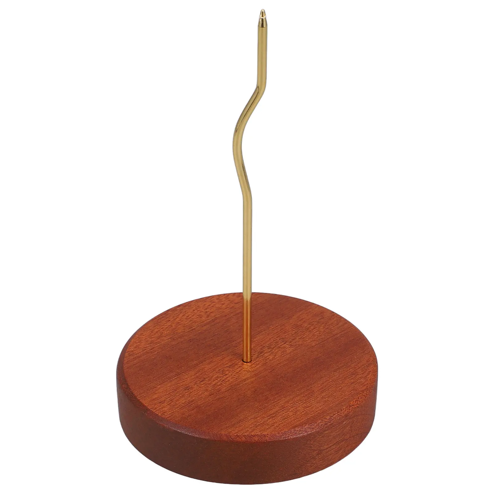Wood Receipt Holder Spike – Desk Organizer for Bills, Memos, Tickets & Kitchen Notes