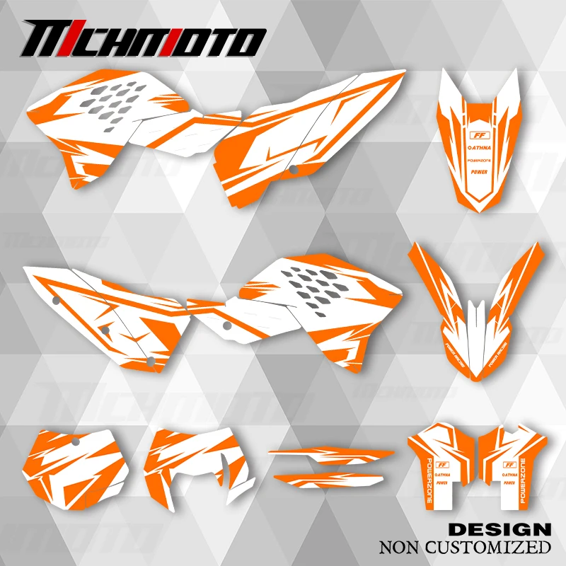 

MCHMFG For KTM SXF 2007 2008 2009 2010 EXC 2008 2009 2010 2011 New Style Graphics Decals Stickers Kits