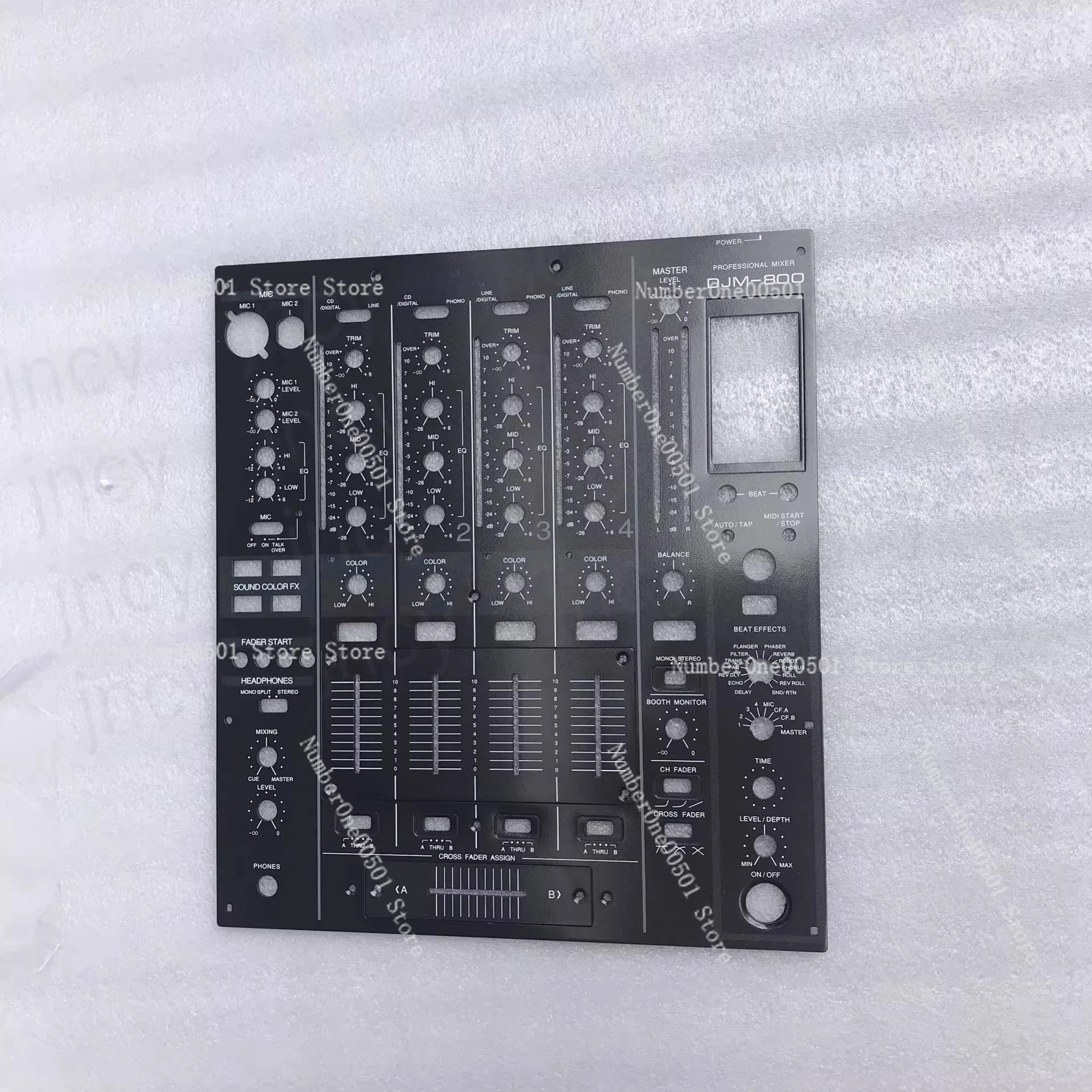 DJM-800 mixer panel, full set, complete set of iron plate, fader cross-cutting plate, medium plate