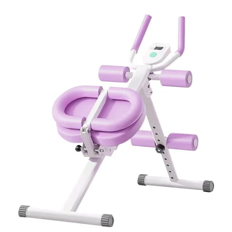 Abdominal Crunch Machine Home Ab Trainer Lazy Fitness Equipment Waist Slimming Belly Fat Burning Core Workout Gear Weight Loss