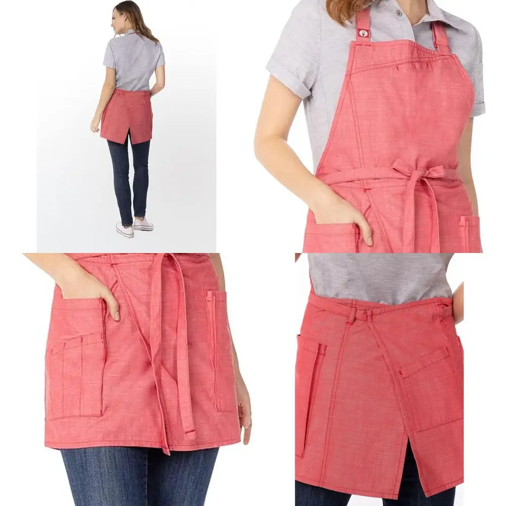 

Unisex Chef Medford Short Bib Apron