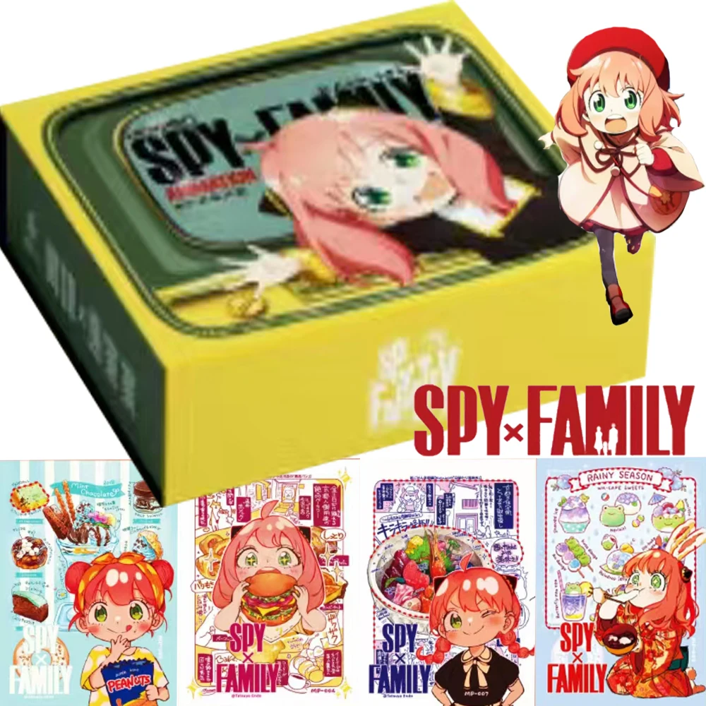 

Hot Anime SPY×FAMILY Collection Cards Anya Forger Becky Cute Exquisite Damian Diamond Inlaid Cards Children Christmas Gifts Toys