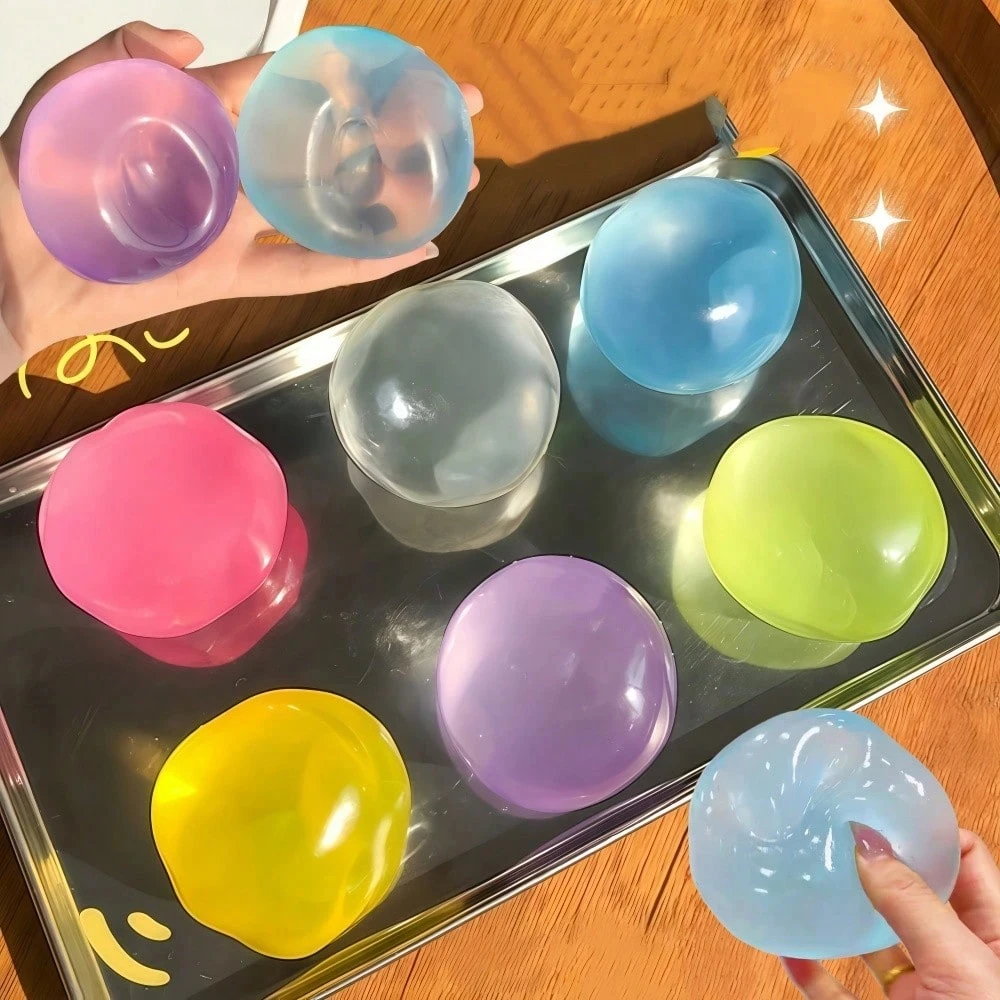 1 Piece of Moldable Slow-Rebound Squeeze Ball, Anxiety-Relief Toy, Sensory Fingertip Toy, Hand Stress-Relief Toy, Easter Toy, Squeeze Toy, Portable Stress-Relief Toy, Anxiety and Relaxation, Party Favors, Gift Bag Fillers, Birthday Gift, Plush Squeeze Toy