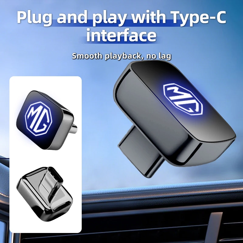 Car Alloy 32G/64g U-disk USB or Type-C Flash Drive Data Storage Device For Morris Garages MG 6 3 5 7 TF ZR ZS HS GS GT Hector view 2