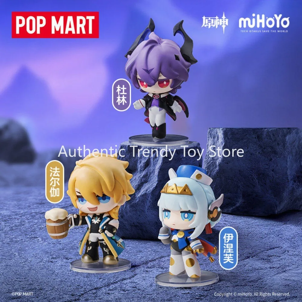 POPMART Genshin Impact Gathering Q Edition Series Blind Box Trendy