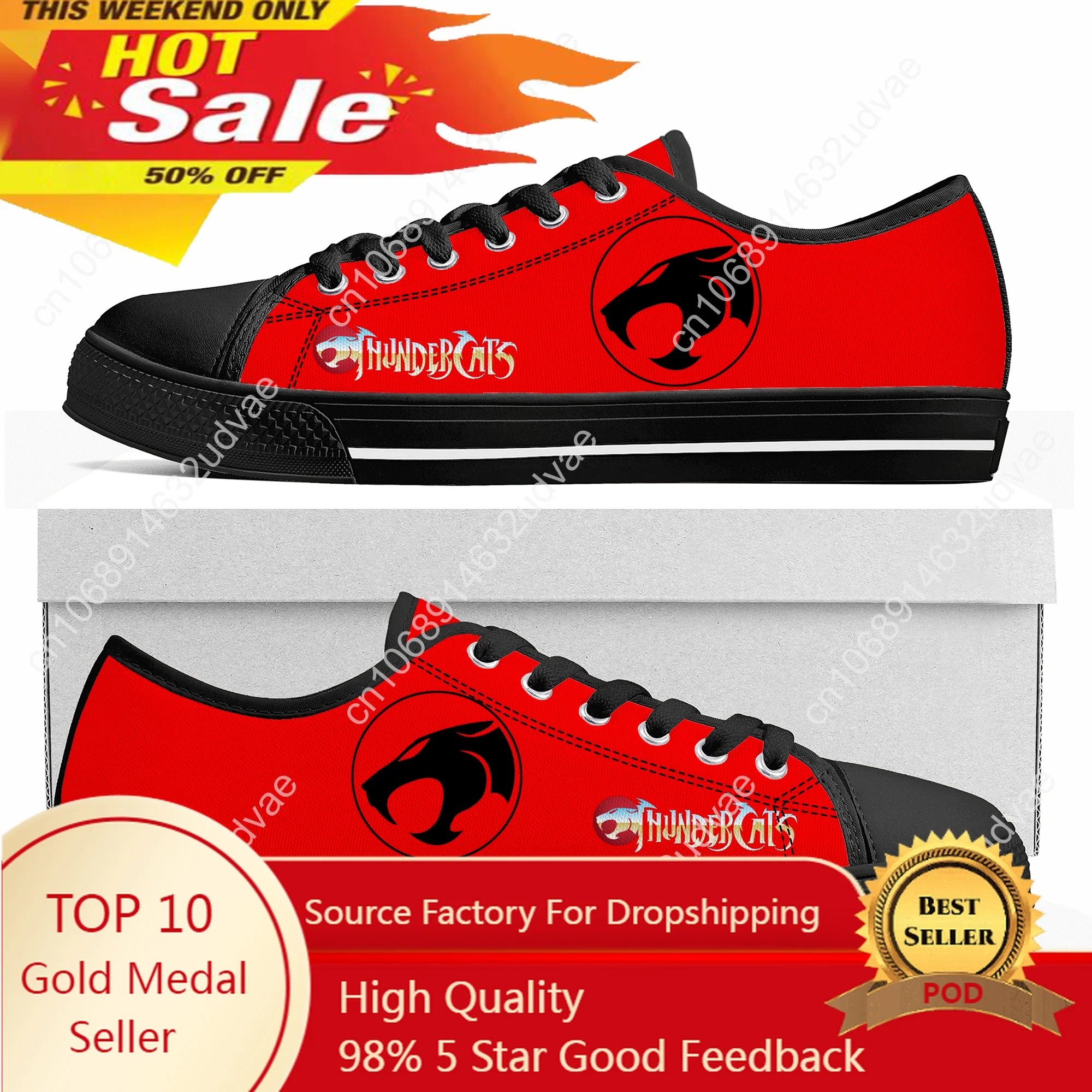 

Thundercats Cartoon Manga Low Top Sneakers Mens Womens Teenager High Quality Canvas Sneaker Couple Shoes Custom Black Shoe