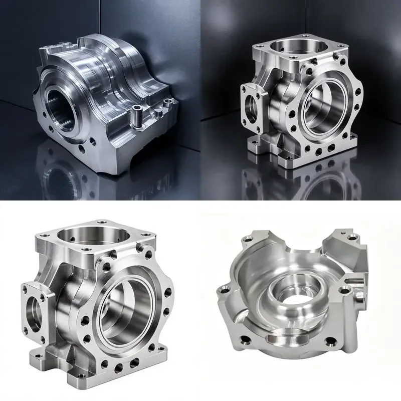 Custom CNC Machining Aluminum Gearbox Shell Bearing Seat Cavity Precision Hardware Mechanical Parts OEM ODM Service