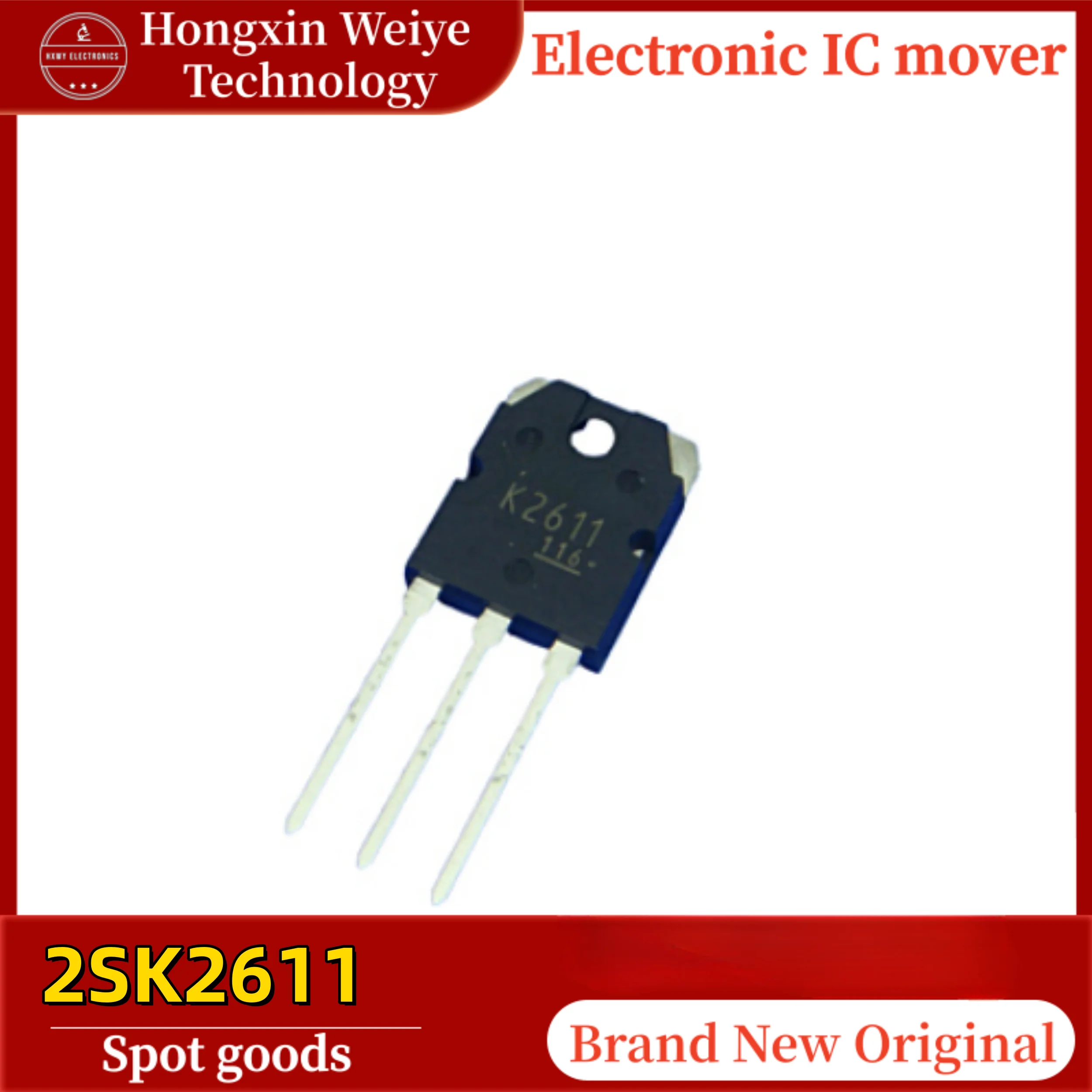

5/10 PCS 2SK2611 K2611 TO-3P MOSFET 900V 9A Power Transistor Brand New In Stock
