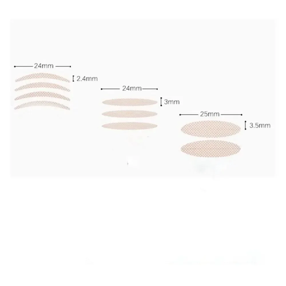 Wholesale 600 PCS Lace Double Eyelid Patch Plum Blossom Type Invisible Eye Patch Roll Self-Adhesive Olive Type Delivery Tool