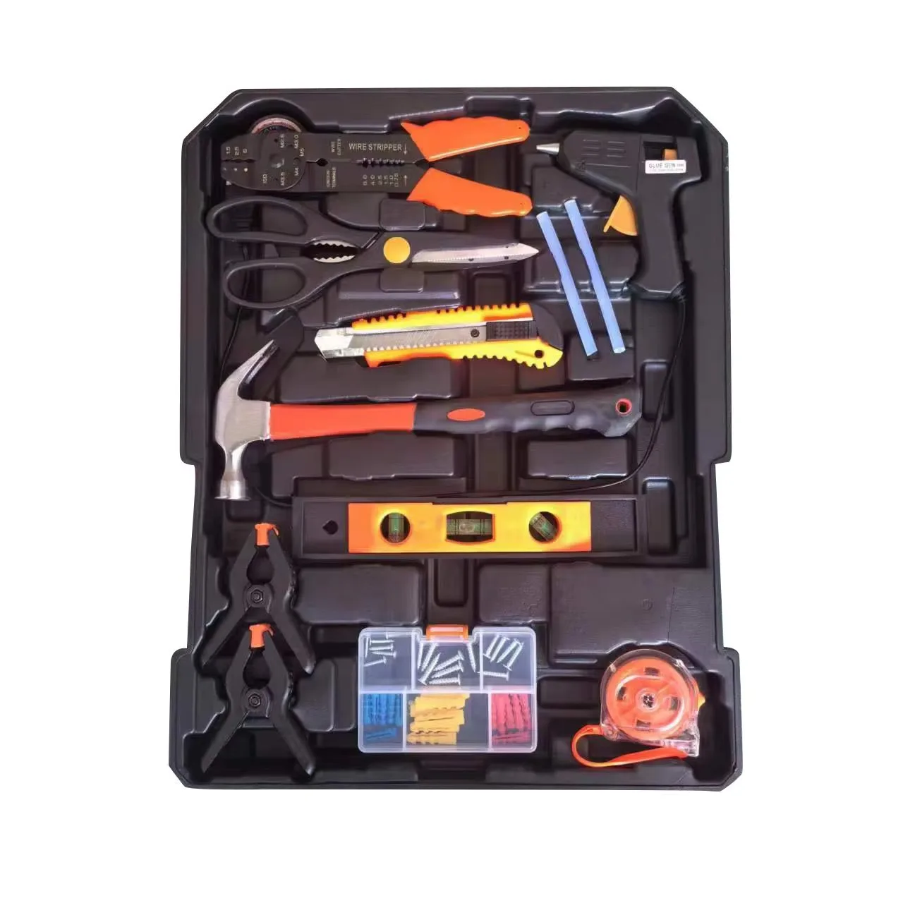 OEM Hand Tool Combination Set Chrome Vanadium Steel Ratchet Wrench Socket Set with Hard Case for Car Repair view 6