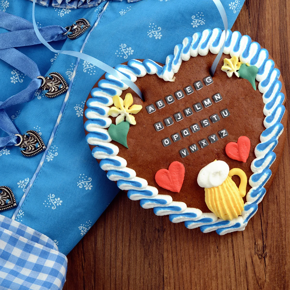 OATIPHO 100 قطعة الفواصل الحروف الأبجدية لصنع المجوهرات للأطفال القلائد الاكريليك الأحجار الكريمة الأبيض مربع فرز الحرفية عدة