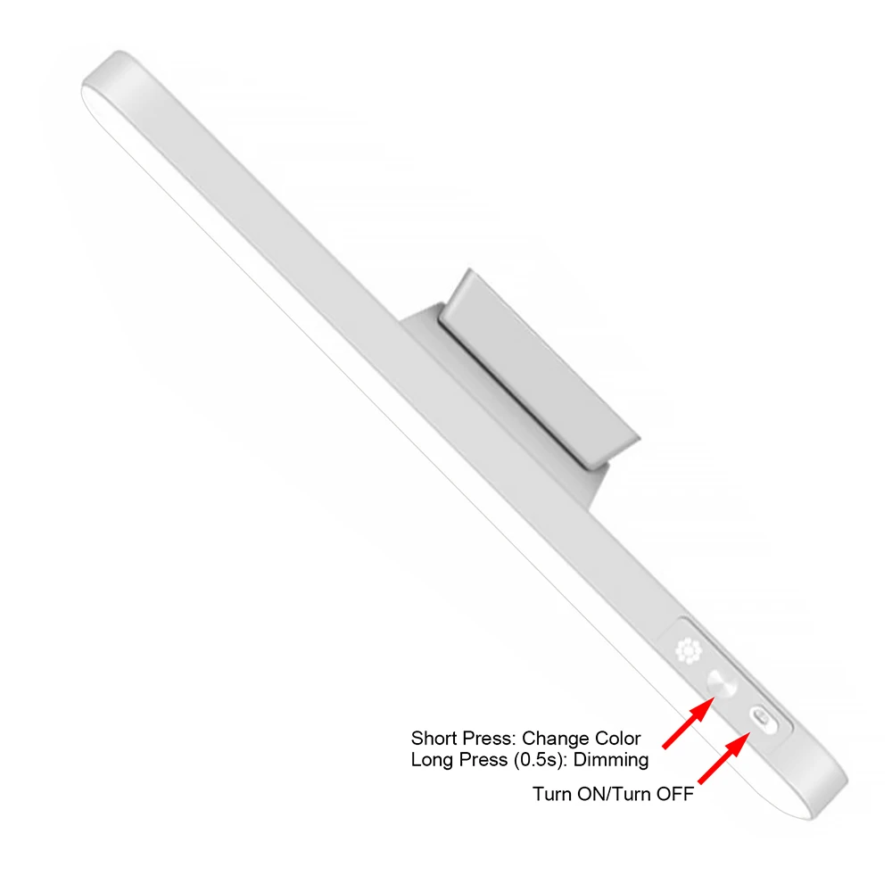30LEDs Ultra Bright CCT Dimmable LED Light Bar 28cm 5V USB Magnetic Base for Kitchen Cabinet Bedroom PC Stair Back Lighting