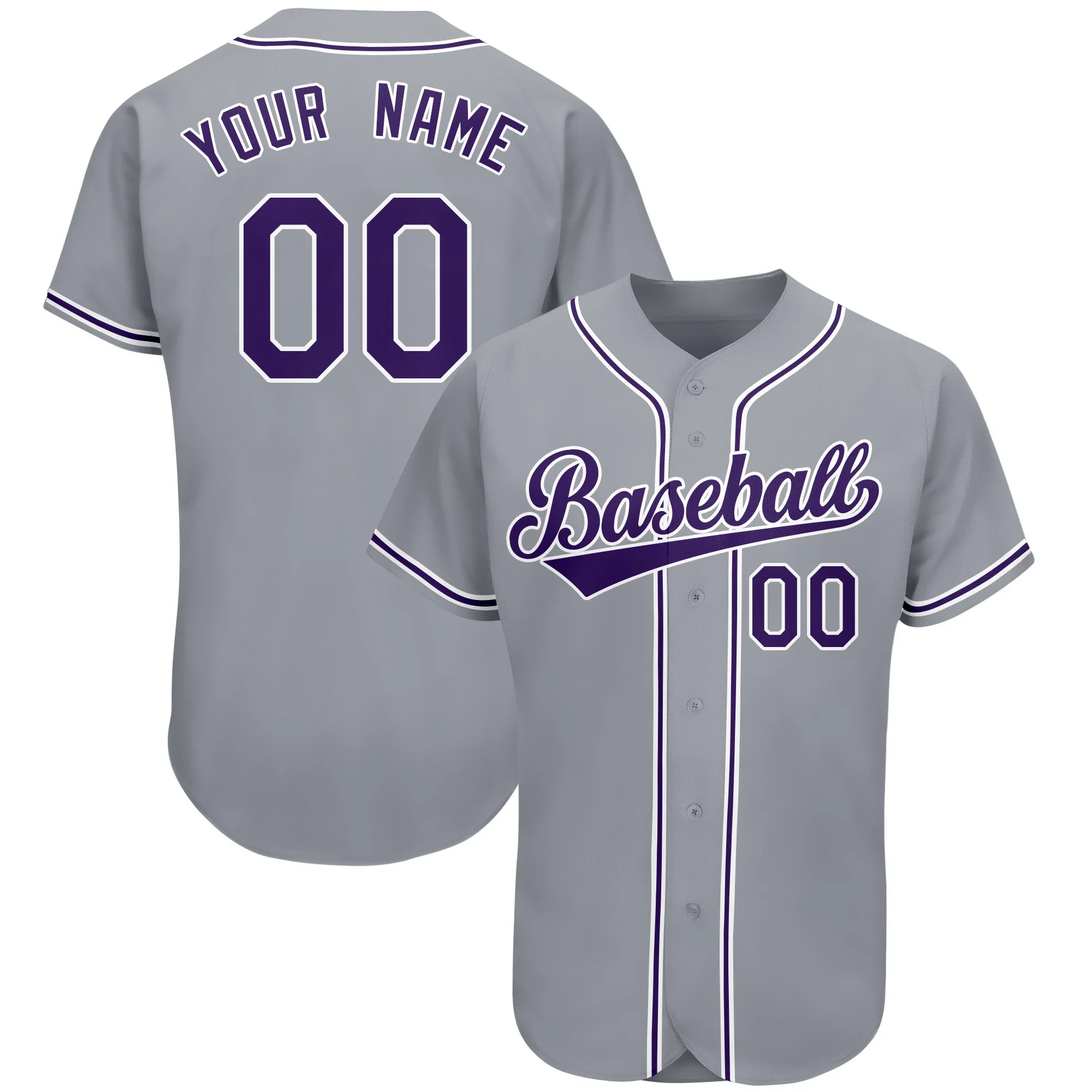 Custom Embroidery Baseball Jerseys Sew Your Own Team Name Number Shirts Softball Game Training Clothes Outdoor Men/Teens/Women