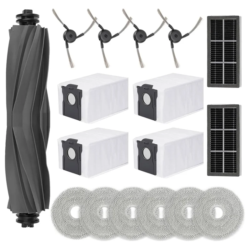 AB43-Zubehör für Dreame X40 Ultra Roboter Staubsauger Ersatzteile Hauptseitenbürste Hepa-Filter Mopp Pad Staubbeutel