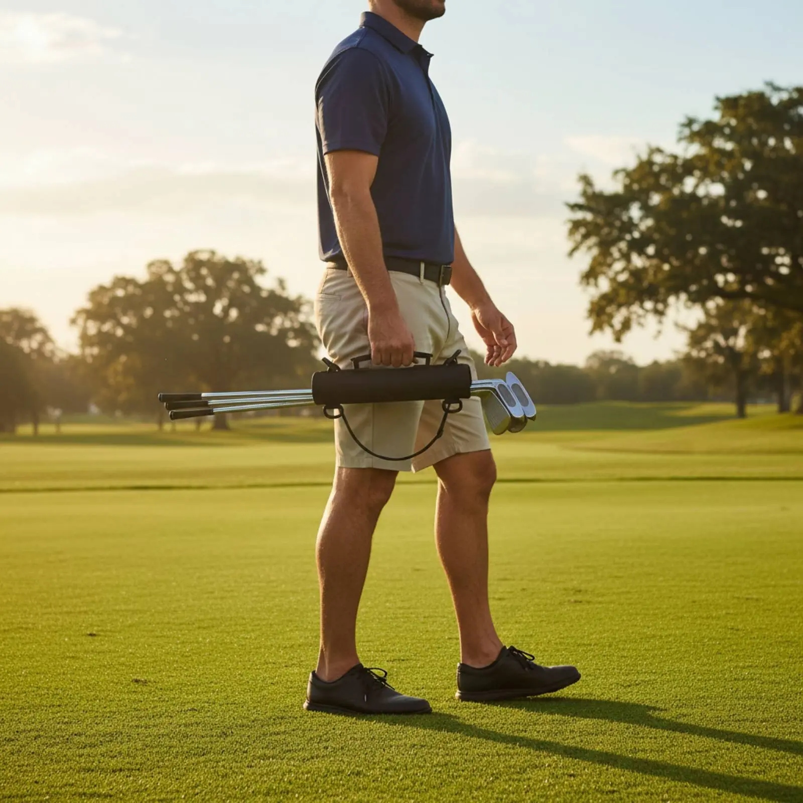 

Waterproof Golf Tube Bag Water-Resistant Portable Golf Bag Lightweight for Travel