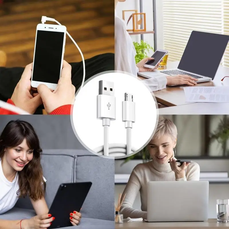 Charger USB B 3A Fast Charging Speed Data Wire USB 2.0 High-Speed Charging Cable 480 Mbps Transfer Speed Data Cable For Phone